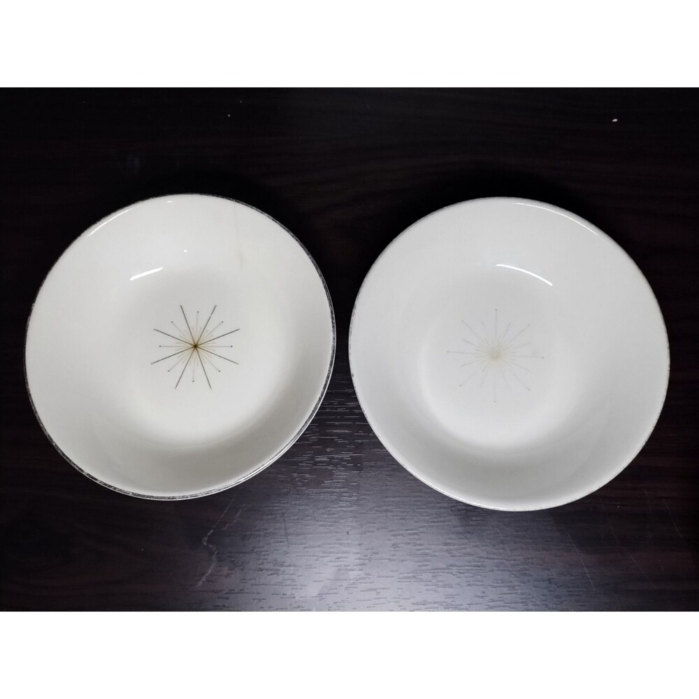 Mid-Century Modern Syracuse China "Modern Star" (2)Bread & Butter Plates Vintage